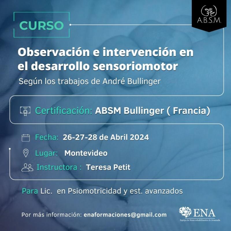 Curso Evaluación Senorio-Motor de André Bullinguer